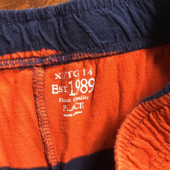 Boys L XL 14 LOT 2 Tops Gray Cape Cod & 2 Shorts Chino Striped & 1 Pull On Pants - Picture 14 of 16